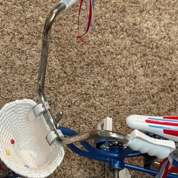 American Girl Blue and Red Doll Bicycle - Picture 7 of 14